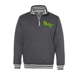Adult BMP Embroidered Super Soft Half Zip Sweatshirt