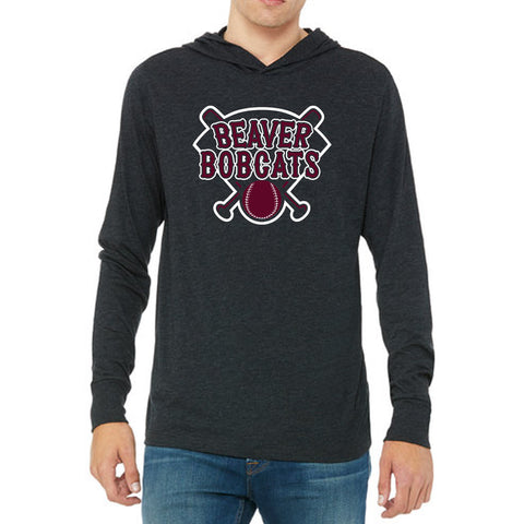 Beaver Bobcats Diamond Super Soft Long Sleeve Hooded Tee