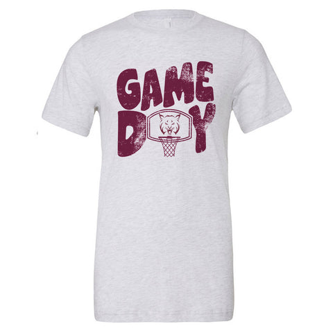 Adult Basketball Game Day Super Soft Tee