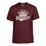 Adult Beaver Basketball Heavy Cotton Tee