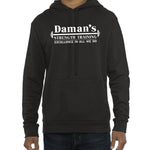 Adult Daman's Black Super Soft Hoodie