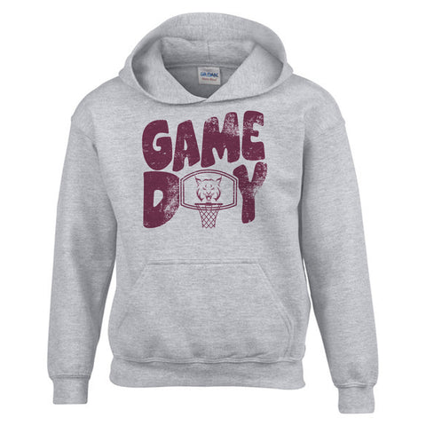 Youth Grey Game Day Hoodie